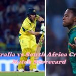 Australia vs South Africa Cricket Match Scorecard