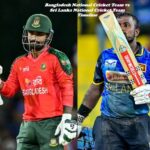 Bangladesh National Cricket Team vs Sri Lanka National Cricket Team Timeline