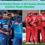 England Cricket Team vs Sri Lanka National Cricket Team Timeline