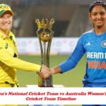 India Women's National Cricket Team vs Australia Women's National Cricket Team Timeline