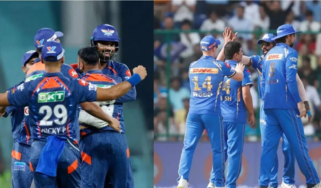 lucknow super giants vs mumbai indians timeline